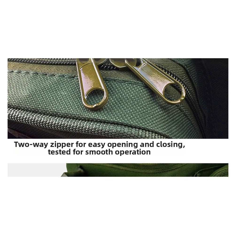 Fishing Backpack - 녹색 나일론 낚시 배낭 방수 기능