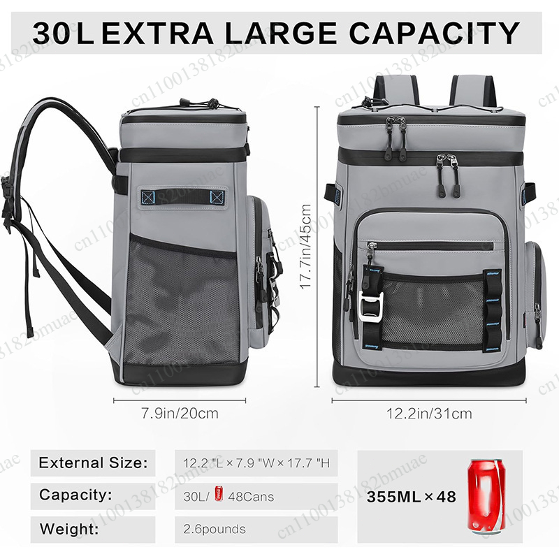Fishing Backpack - 남녀공용 누수 방지 쿨러 배낭, 캠핑,