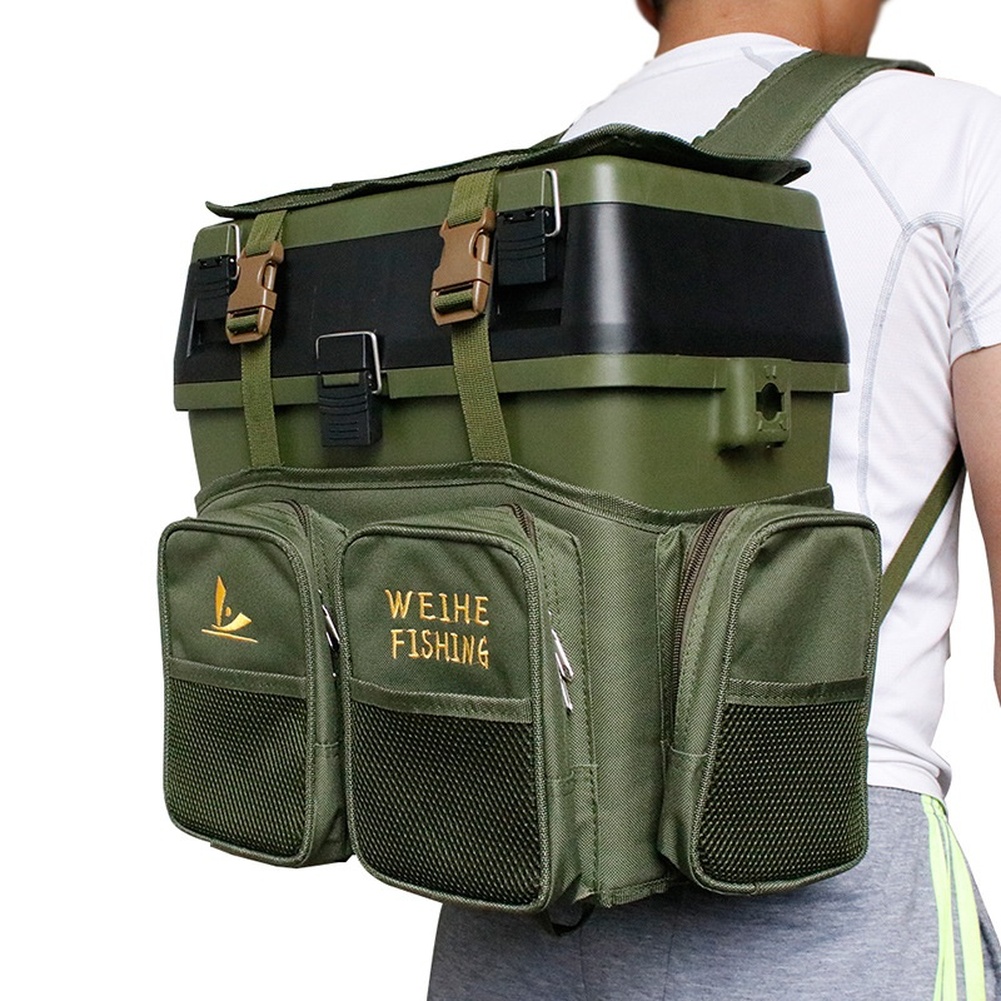 녹색 나일론 낚시 배낭 방수 기능 36L 박스 및 패딩 - Fishing Backpack 리뷰 및 가격