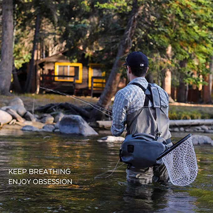 남성용 플라이 낚시 웨이더스 폴리에스테르 양말이 포함된 - Fishing Waders 리뷰 및 가격