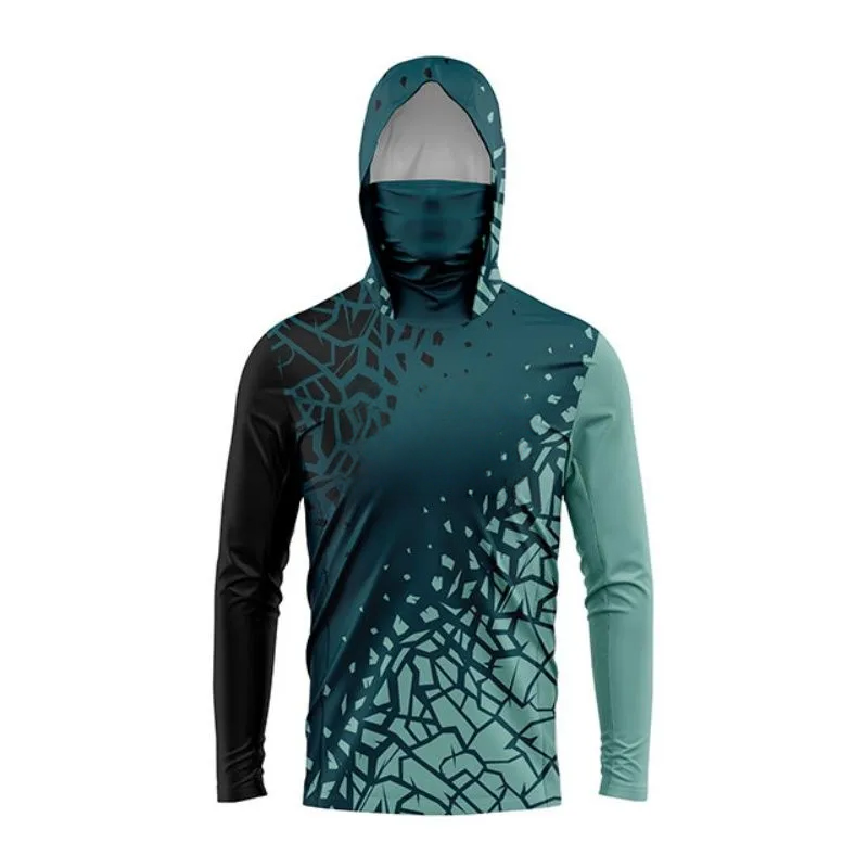 MALFC 후드 낚시 셔츠 낚시 의류 남성용 긴팔 낚시 - Fishing Shirt Uv Protection 리뷰 및 가격