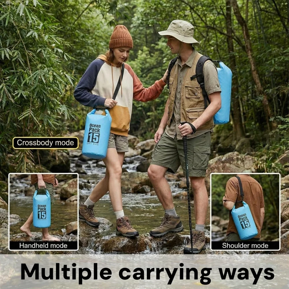 500D 방수 드라이백 플로팅, 롤탑 드라이색, 캠핑  - Fishing Bag Waterproof 리뷰 및 가격