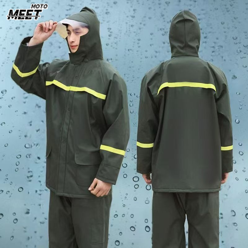 라이딩 레인코트 및 레인 팬츠 세트, 자전거 타기, 캠 - Fishing Rain Suit 리뷰 및 가격