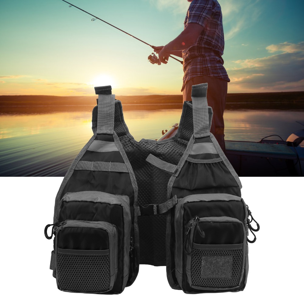 경량 플라이 낚시 조끼, 조절 가능한 어깨끈, 여러 개 - Fishing Vest 리뷰 및 가격