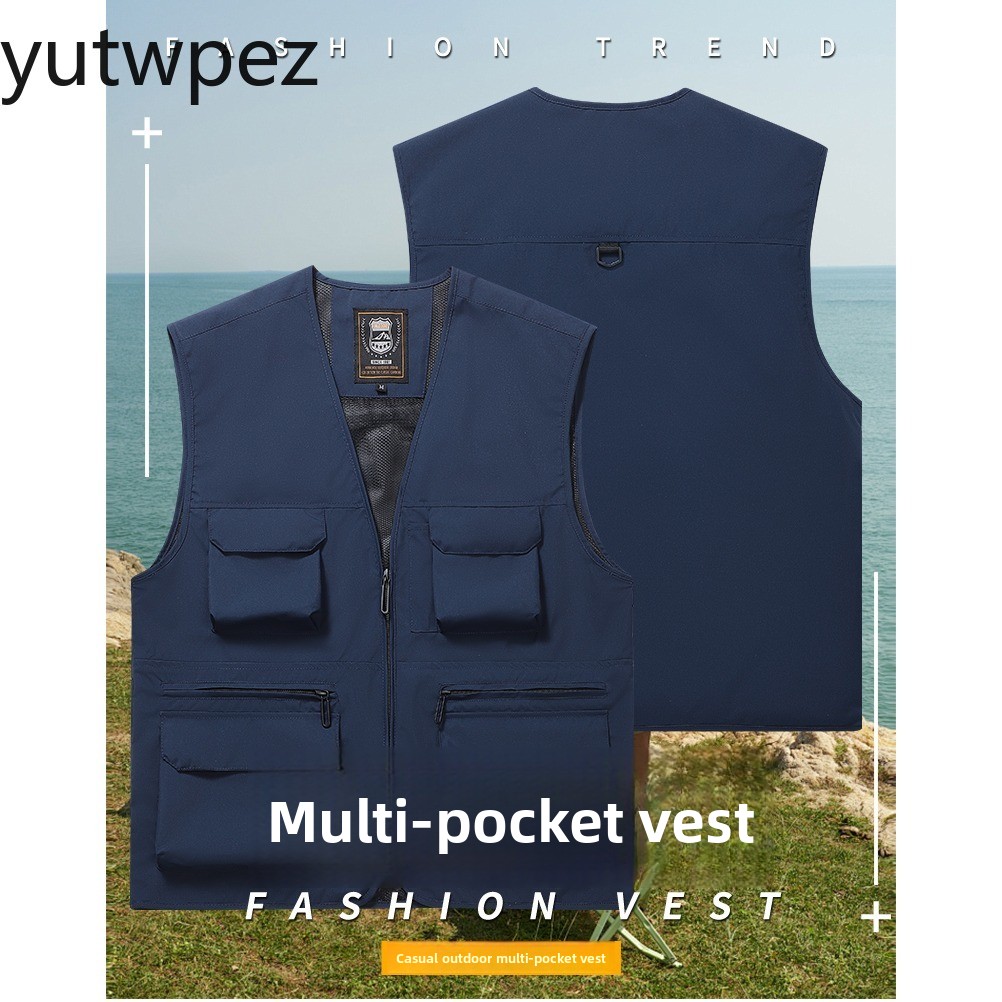 남성용 아웃도어 하이킹 스포츠 자외선 차단 유틸리티 낚 - Fishing Vest 리뷰 및 가격