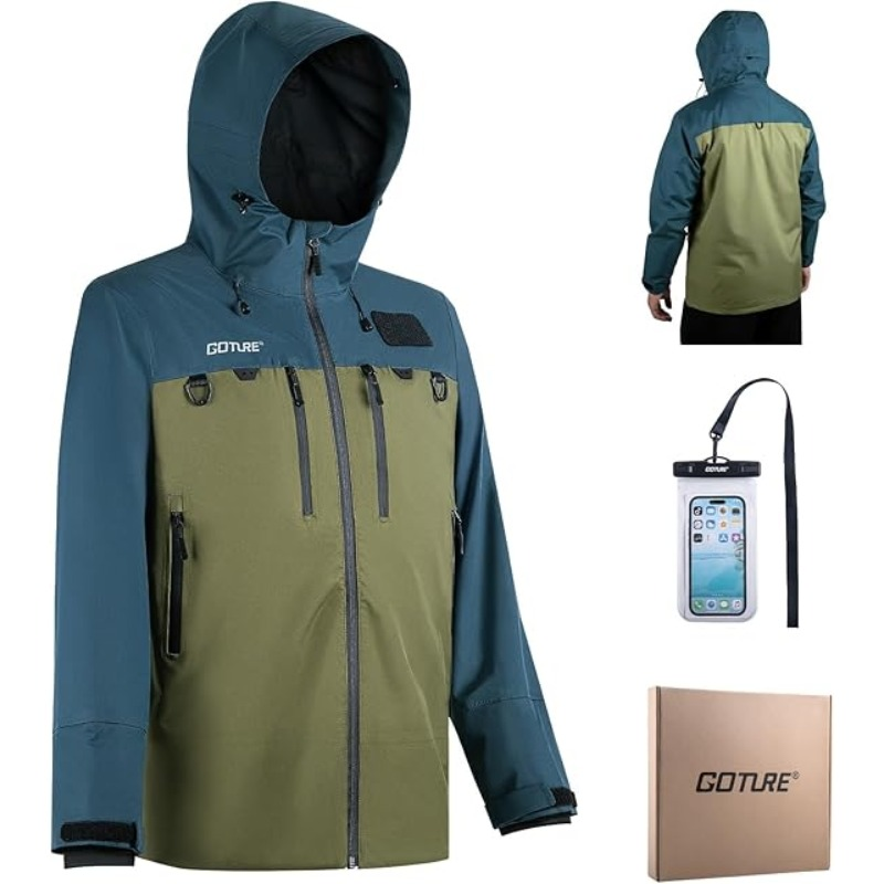 고투어 낚시 웨이딩 재킷 통기성 방수 낚시 레인 재킷  - Fishing Bag Waterproof 리뷰 및 가격
